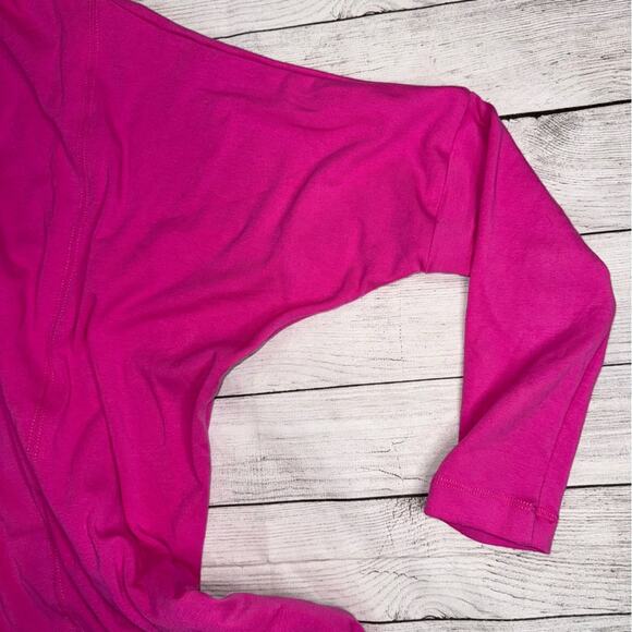 Daily Practice Anthropologie Long Sleeve Mock Neck Knit Mini Dress Pink Medium - Picture 9 of 13